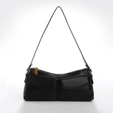 Female bag Textura, average size, black color