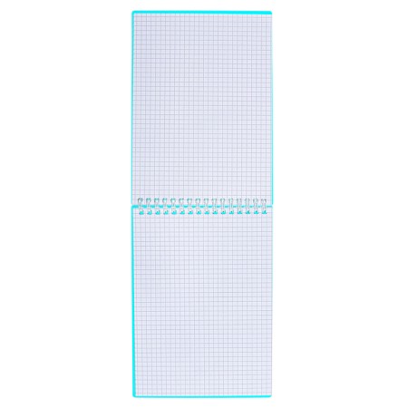 Блокнот А5 80л кл на гребне NEWtone PASTEL Незабудка, пласт обл, бл 80 г/м2-3