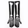 Carnival set "Bones", golfs, long gloves