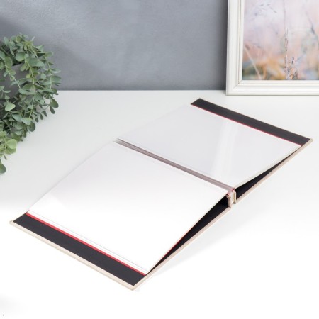 Photo album 20 sheets "Jeans Cream" Textile 28x27 cm-2