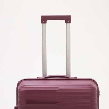 Middle suitcase 24 ", lightning department, code castle, 4 wheels, purple color-4