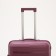 Middle suitcase 24 ", lightning department, code castle, 4 wheels, purple color
