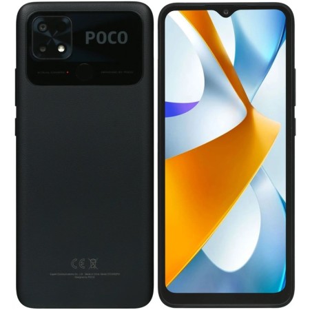 Smartphone Xiaomi Poco C40 RU, 6.71 ’, IPS, 4 GB, 64 GB, 13 megapixels, 5 megapixels, 6000 mAh, IP52, black