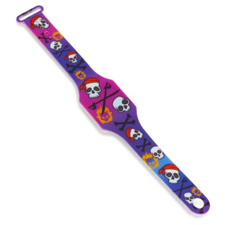 Watch of washing electronic, children's, "skulls", strap L-22.5 cm-2