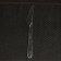 Plastic disposable knife "premium", 18 cm, transparent color, set of 6 pcs/pc.