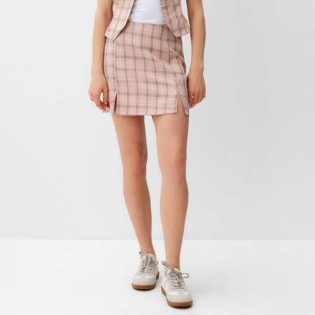 Women's Skirt Mini Minaku: Casual Collection Cell Pink, Rr. 48