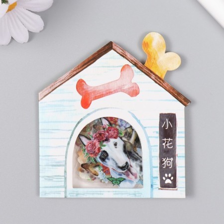 Stickers for creativity "dogs and flowers" set of 30 pcs 0.7x9x8.5 cm-3