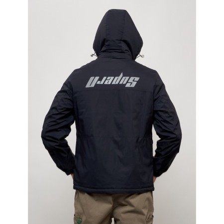 Sports male jacket, size 52, dark blue color-14