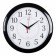 Watching clock, interior "pure classics", silent, d-24.5 cm