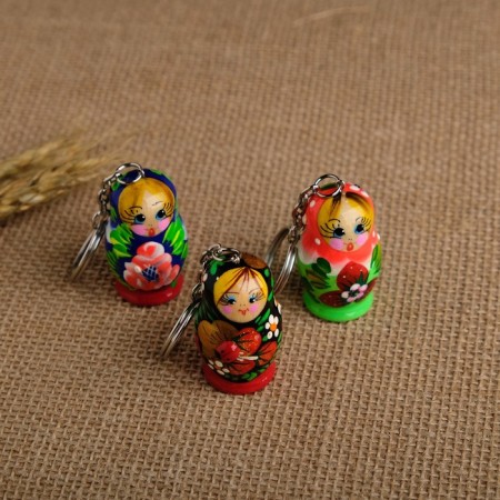 Trick "Matryoshka", 4.5x2.5 cm, manual painting, mix-4