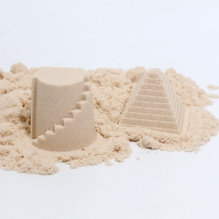 Kinetic sand, 2 molds, 200 g, white color-2