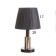 Table lamp "Lida" 1x40W E27 Black/gold 21x21x36cm