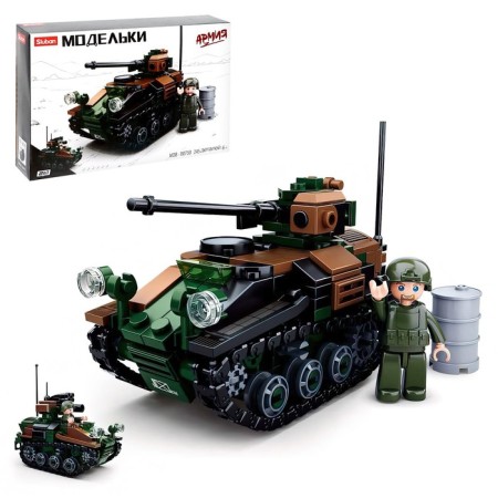 Designer of Model "Tank", 2 assembly options, 245 parts