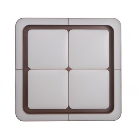 Causteen with PDU 60409/1 LED 144W Dimmer 3000-6000k Coffee 50x50x8 cm Bayerlux-8