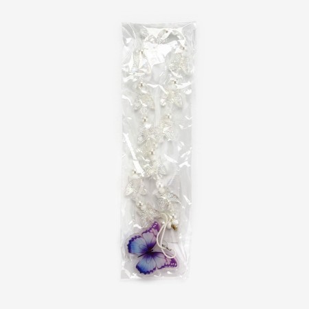 Keychain beads for keys "butterfly", 15 x 3.7 cm-5