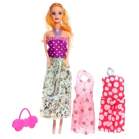 Arina doll with summer outfits and accessories, mix-1