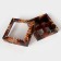 New Year. Box for 4 sweets "New Year's star", 12.6 x 12.6 x 3.8, confectionery packaging