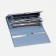 Women's wallet on magnets, blue color