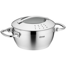 Кастрюля Nadoba Maruska, стеклянная крышка, d=16 см, 1.4 л, цвет хром