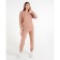 Women's costume (sweatshirt, trousers) minku: casual collection color sand, size 42