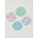 Pocket mirror “pattern”, with a stand, 8 × 8 cm, mix color