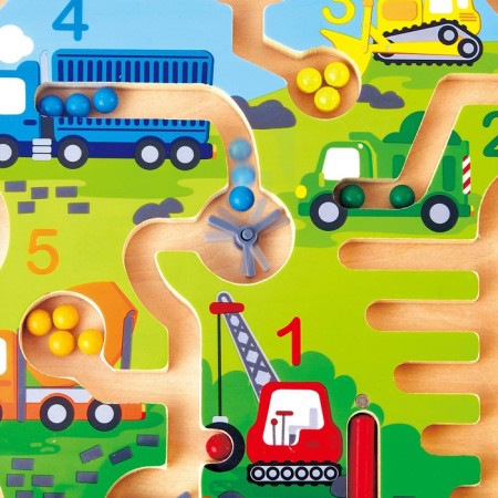 Toy-labyrinth "Transport", with a ball, magnetic-1
