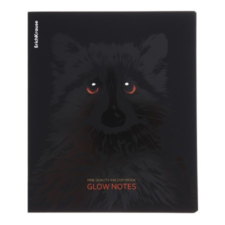 Notebook of 48 sheets in the Erichkrause "Gaze" cage, Soft-Touch lamination, offset 100%, mix-3