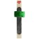 Ski -adolescent kit: skiing 100 cm, sticks 80 cm, Mix colors