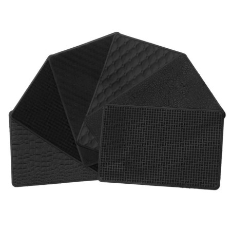 Anti -Squealing mat 20 × 13 cm, mix, black-4