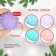 Gift set of developing balls "Cold Heart", 4 pcs., New Year's gift packaging, crumb I