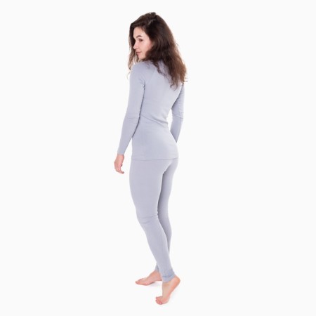 Women's thermal underwear (longshit, leggings), light gray color, size 52-4