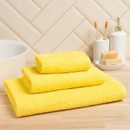 Terry towel economy and I 30*60 cm, col. yellow 100% cotton, 320 g/m2-1