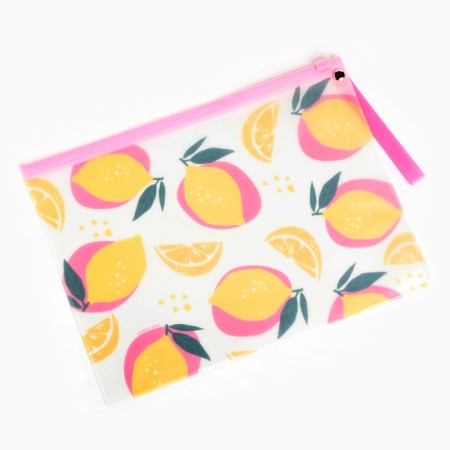 Cosmetic bag for swimsuit "Lemons", 24 x 17 cm.-2