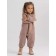 Combineson children's insulated Rant Rocky, height 86 cm, milk-brown color