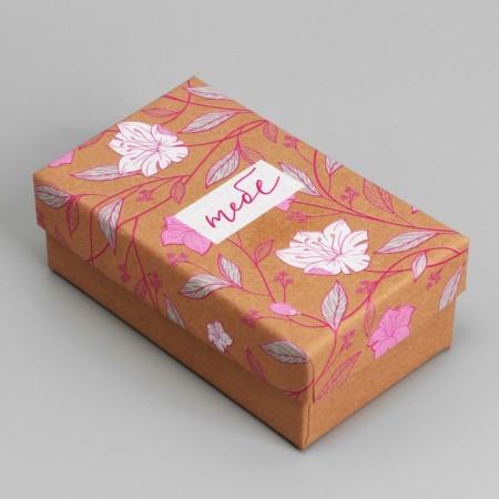 Set of boxes 6 in 1, gift packaging, “Flowers”, 12 x 7 x 4 - 22 x 14 x 8.5 cm-7