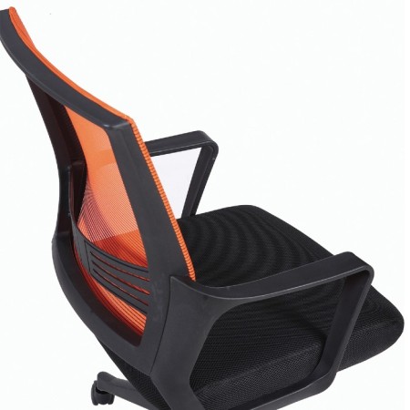 Brabix armchair "Balance MG-320", with armrests, combined black/orange-9