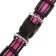 Super-furry harness with reflective firmware, girth 62-69 cm, pink