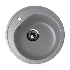 Мойка кухонная Ulgran U101-342, d=500 мм, графит