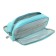 School pencil case on a zipper 3-section, blue