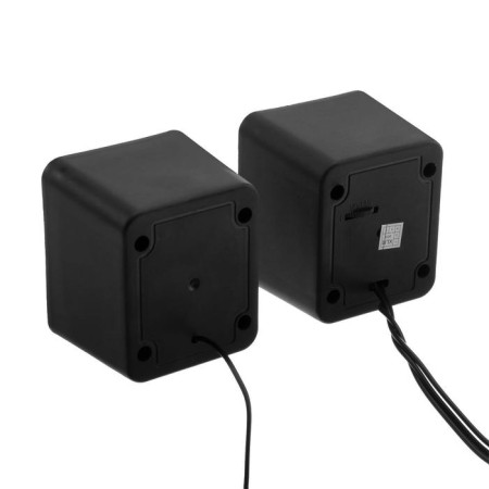 Computer speakers 2.0 Luazon ES-01, Jack 3.5, USB, blue-black-1