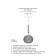 Suspension lamp Dorote LED 4000K 11W