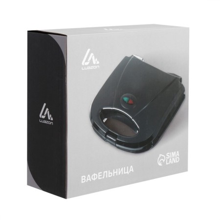 Electrrowfell Luazon LT-09, 750 W, Viennese waffles, anti-stick coating, black-10