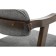 Wooden stool Fit array of gvei/fabric, cappuccino/gray 52x53x76 cm