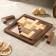 Game table puzzle 16x16x2 cm, tree shisham