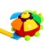 Qatalka on the Buke stick, spins, rings, colors mix