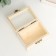 Brush for painting wood with glass insert 8.5x6.5x4.5 cm