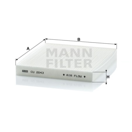 Salon filter Mann-Filter CU2043-1
