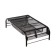 Calligrata laptop stand, with compartments, mesh, metal, black