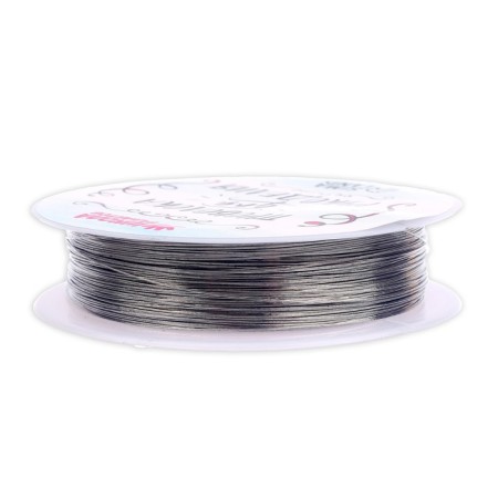 Wire for beadwork d = 0.3 mm, length 30 m, silver color-2