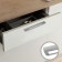 Furniture bracket RS1402, m/o = 256, graphite color